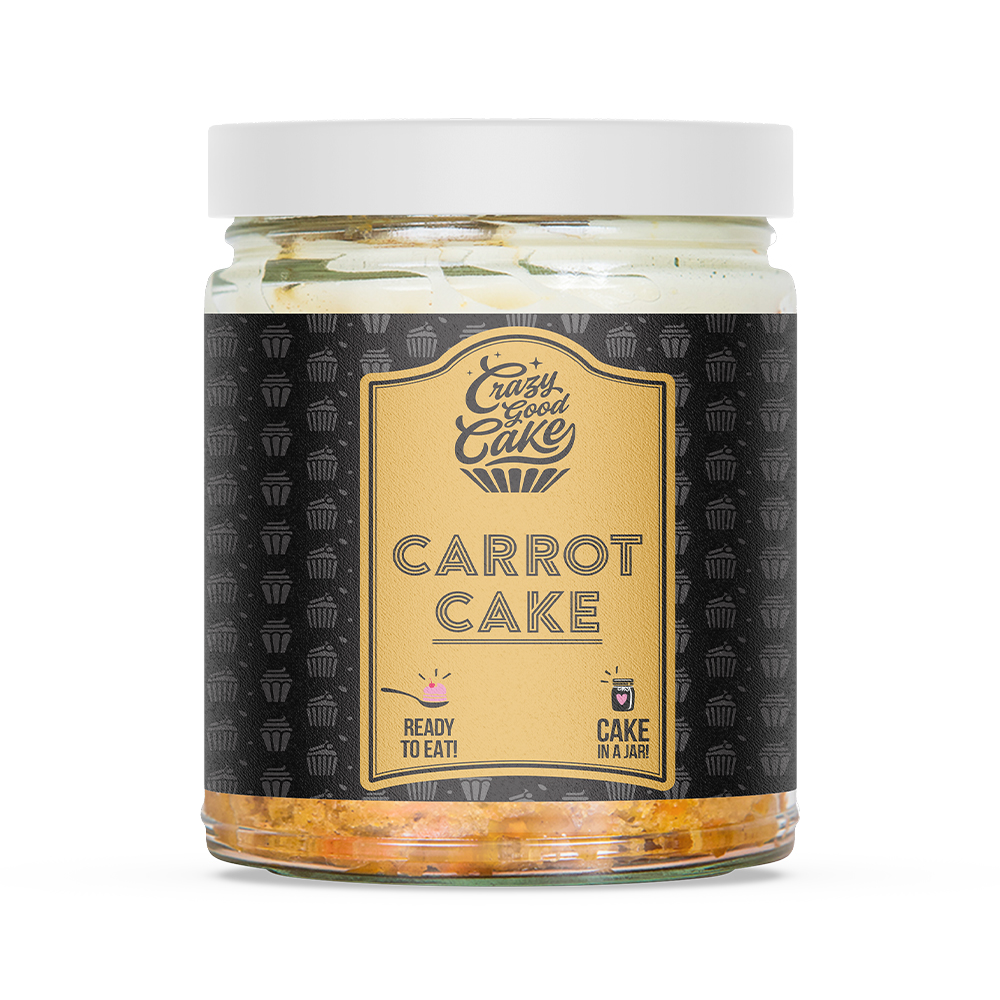 Carrot Cake Jars Baked / Frozen